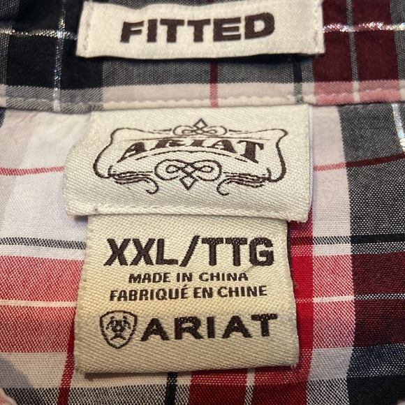 ARIAT Marlowe Size XXL Snap Front Long Sleeve Shirt - Picture 9 of 13